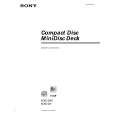 SONY MXD-D40 Owner's Manual cover photo