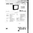 SONY PE3CHASSIS Service Manual cover photo