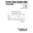 SONY LBTD505 Service Manual cover photo