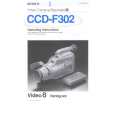 SONY CCD-F302 Owner's Manual cover photo