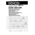 DENON DCM-260 Owner's Manual cover photo