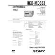 SONY HCDMD333 Service Manual cover photo