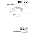 SONY MDR-E515X Service Manual cover photo