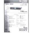 SONY SL2300 Owner's Manual cover photo