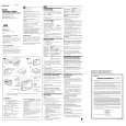 SONY WM-SR10 Owner's Manual cover photo