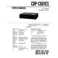 SONY CDP-C601ES Service Manual cover photo