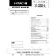 HITACHI VTFX685A Service Manual cover photo
