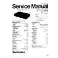 TECHNICS STGT650 Service Manual cover photo