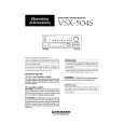 PIONEER VSX-504S Owner's Manual cover photo