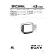 SONY KVX2172U Service Manual cover photo