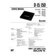 SONY DJ5 Service Manual cover photo