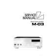 LUXMAN M03 Service Manual cover photo