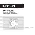 DENON DN-S5000 Owner's Manual cover photo