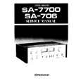 PIONEER SA706 Service Manual cover photo