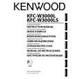 KENWOOD KFC-W3000L Owner's Manual cover photo