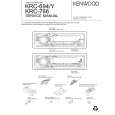 KENWOOD KRC766 Service Manual cover photo