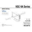 SONY VGCVA Service Manual cover photo