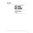 SONY XC555 Service Manual cover photo