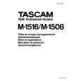TEAC M1516 Owner's Manual cover photo