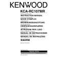 KENWOOD KCA-RC107MR Owner's Manual cover photo