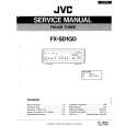 JVC FXSD1GD Service Manual cover photo