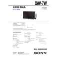 SONY XAV7W Service Manual cover photo