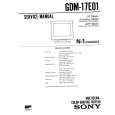 SONY GDM-20E01 Owner's Manual cover photo