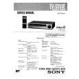 SONY EVS550E Service Manual cover photo