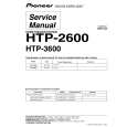 PIONEER HTP-3600/KUCXCN Service Manual cover photo