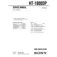 SONY HT1800DP Service Manual cover photo