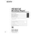 SONY MDXC5960R Owner's Manual cover photo