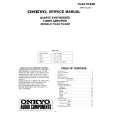 ONKYO TX84 Service Manual cover photo