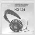 SENNHEISER HD 424 Owner's Manual cover photo