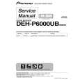 PIONEER DEH-P6000UB/XN/EW5 Service Manual cover photo
