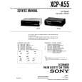 SONY XCPA55 Service Manual cover photo