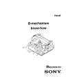 SONY B MECHANISM Service Manual cover photo