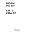 CANON BJC-800 Parts Catalog cover photo