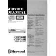 SHERWOOD CDP300R Service Manual cover photo