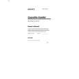 SONY M-950 Owner's Manual cover photo