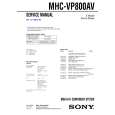 SONY MHCVP800AV Service Manual cover photo
