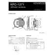 KENWOOD KFC1271 Service Manual cover photo