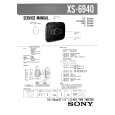 SONY XS6940 Service Manual cover photo