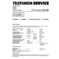 TELEFUNKEN DA1000 Service Manual cover photo