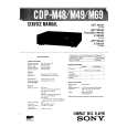SONY CDPM69 Service Manual cover photo