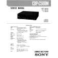 SONY CDPC500M Service Manual cover photo