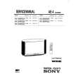 SONY KV32WX2B Service Manual cover photo