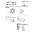 KENWOOD KFCW312 Service Manual cover photo