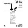SONY TMR-IF33 Service Manual cover photo