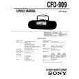 SONY CFD909 Service Manual cover photo