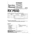 PIONEER RXP840 Service Manual cover photo